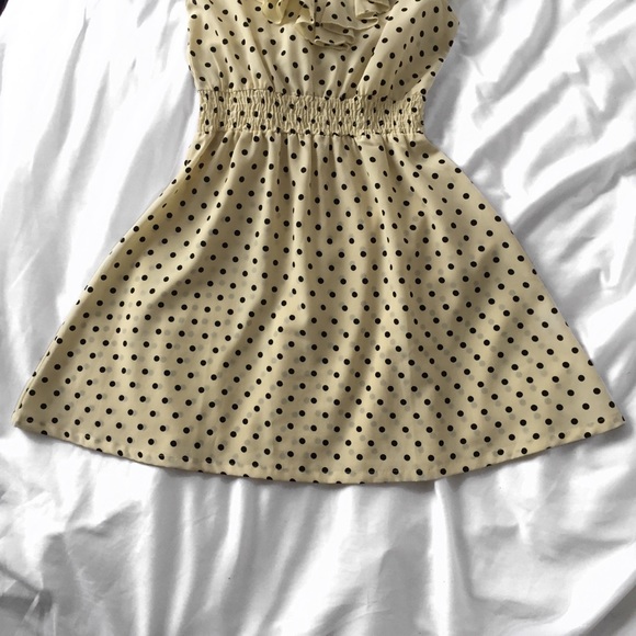 🎀 polka dot ruffle dress - Picture 3 of 4